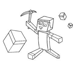 Dibujo para colorear: Minecraft (Videojuegos) #113801 - Dibujos para Colorear e Imprimir Gratis