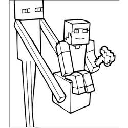 Dibujo para colorear: Minecraft (Videojuegos) #113825 - Dibujos para Colorear e Imprimir Gratis