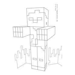 Dibujo para colorear: Minecraft (Videojuegos) #113844 - Dibujos para Colorear e Imprimir Gratis