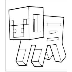 Dibujo para colorear: Minecraft (Videojuegos) #113857 - Dibujos para Colorear e Imprimir Gratis