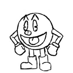 Dibujo para colorear: Pac-Man (Videojuegos) #114188 - Dibujos para Colorear e Imprimir Gratis