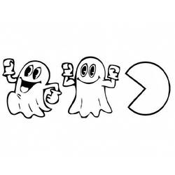 Dibujo para colorear: Pac-Man (Videojuegos) #114201 - Dibujos para Colorear e Imprimir Gratis