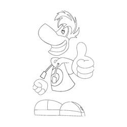 Dibujo para colorear: Rayman (Videojuegos) #114413 - Dibujos para Colorear e Imprimir Gratis
