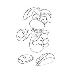 Dibujo para colorear: Rayman (Videojuegos) #114419 - Dibujos para Colorear e Imprimir Gratis