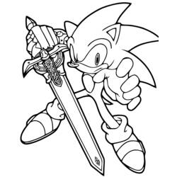 Dibujo para colorear: Sonic (Videojuegos) #153821 - Dibujos para Colorear e Imprimir Gratis
