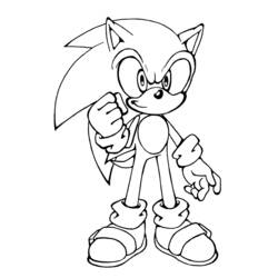 Dibujo para colorear: Sonic (Videojuegos) #153823 - Dibujos para Colorear e Imprimir Gratis