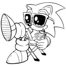 Dibujo para colorear: Sonic (Videojuegos) #153824 - Dibujos para Colorear e Imprimir Gratis
