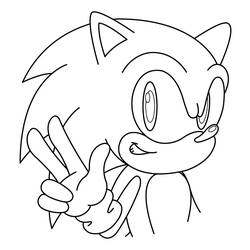 Dibujo para colorear: Sonic (Videojuegos) #153830 - Dibujos para Colorear e Imprimir Gratis