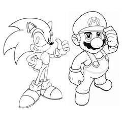 Dibujo para colorear: Sonic (Videojuegos) #153836 - Dibujos para Colorear e Imprimir Gratis