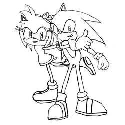 Dibujo para colorear: Sonic (Videojuegos) #153842 - Dibujos para Colorear e Imprimir Gratis