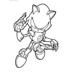 Dibujo para colorear: Sonic (Videojuegos) #153846 - Dibujos para Colorear e Imprimir Gratis