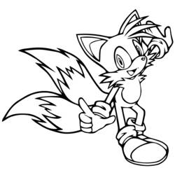Dibujo para colorear: Sonic (Videojuegos) #153850 - Dibujos para Colorear e Imprimir Gratis