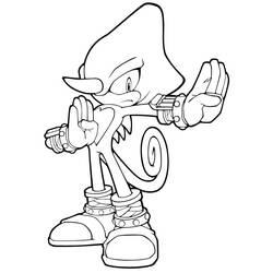 Dibujo para colorear: Sonic (Videojuegos) #153852 - Dibujos para Colorear e Imprimir Gratis