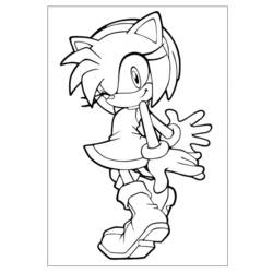 Dibujo para colorear: Sonic (Videojuegos) #153866 - Dibujos para Colorear e Imprimir Gratis
