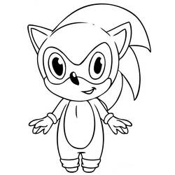 Dibujo para colorear: Sonic (Videojuegos) #153874 - Dibujos para Colorear e Imprimir Gratis