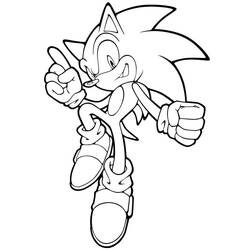 Dibujo para colorear: Sonic (Videojuegos) #153880 - Dibujos para Colorear e Imprimir Gratis