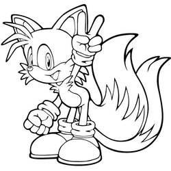 Dibujo para colorear: Sonic (Videojuegos) #153890 - Dibujos para Colorear e Imprimir Gratis
