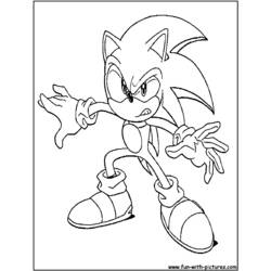 Dibujo para colorear: Sonic (Videojuegos) #153905 - Dibujos para Colorear e Imprimir Gratis