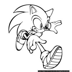 Dibujo para colorear: Sonic (Videojuegos) #153917 - Dibujos para Colorear e Imprimir Gratis