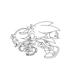 Dibujo para colorear: Sonic (Videojuegos) #153919 - Dibujos para Colorear e Imprimir Gratis