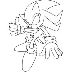 Dibujo para colorear: Sonic (Videojuegos) #153947 - Dibujos para Colorear e Imprimir Gratis