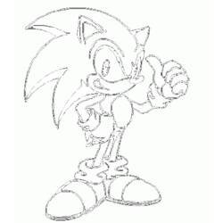 Dibujo para colorear: Sonic (Videojuegos) #154007 - Dibujos para Colorear e Imprimir Gratis