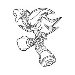 Dibujo para colorear: Sonic (Videojuegos) #154011 - Dibujos para Colorear e Imprimir Gratis