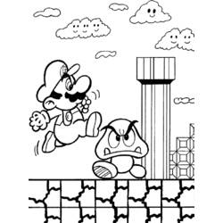 Dibujo para colorear: Super Mario Bros (Videojuegos) #153581 - Dibujos para Colorear e Imprimir Gratis