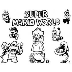 Dibujo para colorear: Super Mario Bros (Videojuegos) #153593 - Dibujos para Colorear e Imprimir Gratis