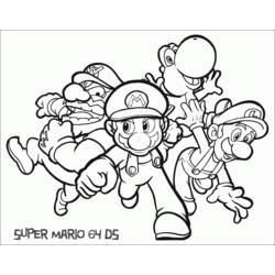 Dibujo para colorear: Super Mario Bros (Videojuegos) #153595 - Dibujos para Colorear e Imprimir Gratis