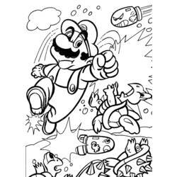 Dibujo para colorear: Super Mario Bros (Videojuegos) #153627 - Dibujos para Colorear e Imprimir Gratis