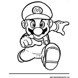Dibujos para colorear: Super Mario Bros - Dibujos para Colorear e Imprimir Gratis