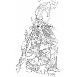 Dibujo para colorear: Warcraft (Videojuegos) #112616 - Dibujos para Colorear e Imprimir Gratis