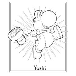 Dibujo para colorear: Yoshi (Videojuegos) #113508 - Dibujos para Colorear e Imprimir Gratis