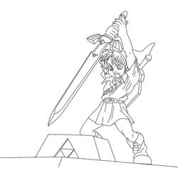 Dibujo para colorear: Zelda (Videojuegos) #113206 - Dibujos para Colorear e Imprimir Gratis