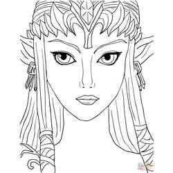 Dibujo para colorear: Zelda (Videojuegos) #113219 - Dibujos para Colorear e Imprimir Gratis