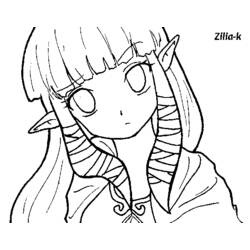 Dibujo para colorear: Zelda (Videojuegos) #113222 - Dibujos para Colorear e Imprimir Gratis