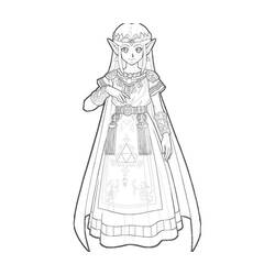 Dibujo para colorear: Zelda (Videojuegos) #113270 - Dibujos para Colorear e Imprimir Gratis